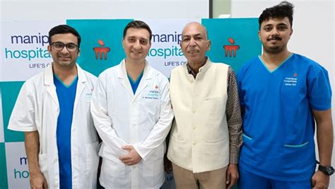 Doctors At Manipal Hospital Gurugram Successfully Treat Year Old