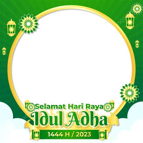 Twibbon Eid Al Adha 2023 Free Vector Twibbon Eid Al Adha 2023