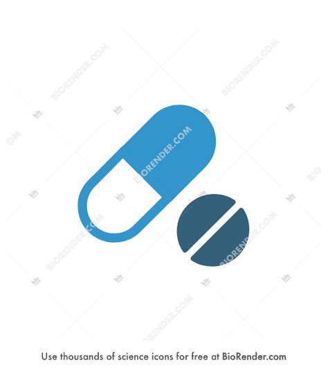 Free Pill And Tablet Symbol Icons Symbols Images BioRender