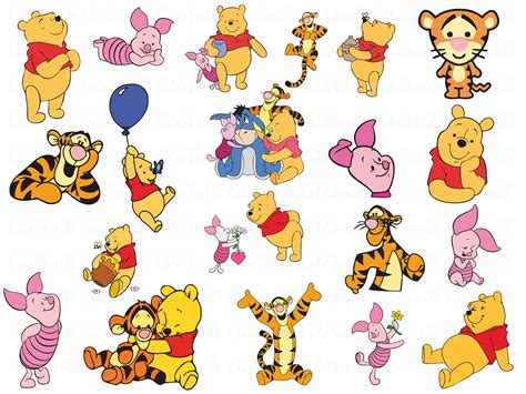 Winnie The Pooh Layered Svg Winnie The Pooh Png Pooh Svg Etsy