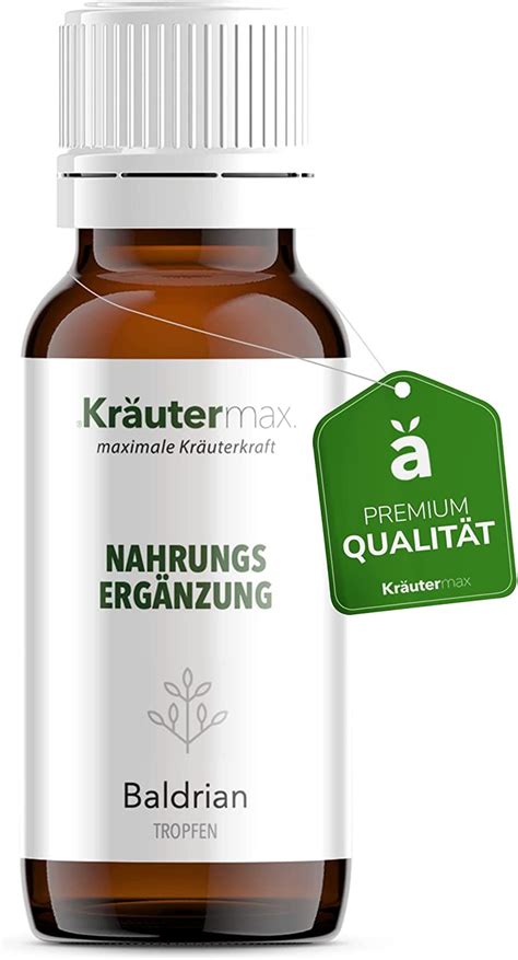 Kr Utermax Baldrian Tropfen Mit Extrakt Aus Baldrianwurzel Valeriana