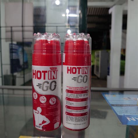 Hot In Go Cream Roll On Mengatasi Nyeri Sendi Masuk Angin Pegal