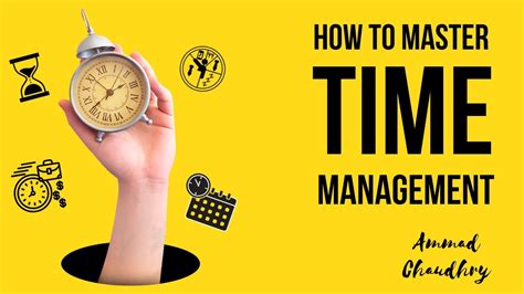 How To Master Time Management Time Management Skills YouTube