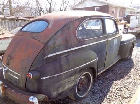 1946 Ford 2 Door Sedan Flat Head V8 Rat Rod And Custom For Sale