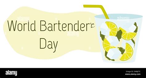 International Bartenders Day Banner 6 February Template For