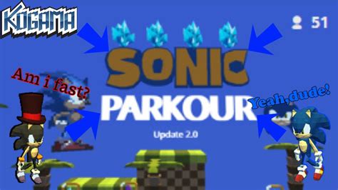 Kogama Sonic Parkour YouTube