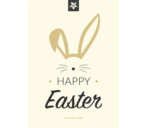 Happy Easter Greeting Card Flavor Shop Flavor Ts Celebrating Taste