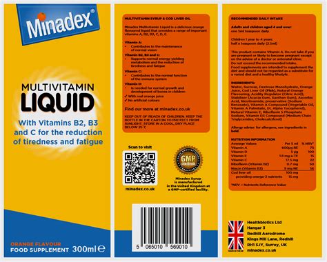 Minadex Multivitamin Liquid Connective Pharma