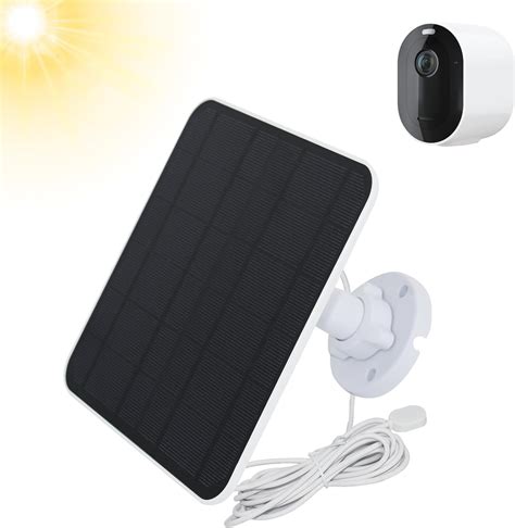 Solar Panel Charger Compatible With Arlo Pro 4 Pro 5S Pro 3 Ultra 2