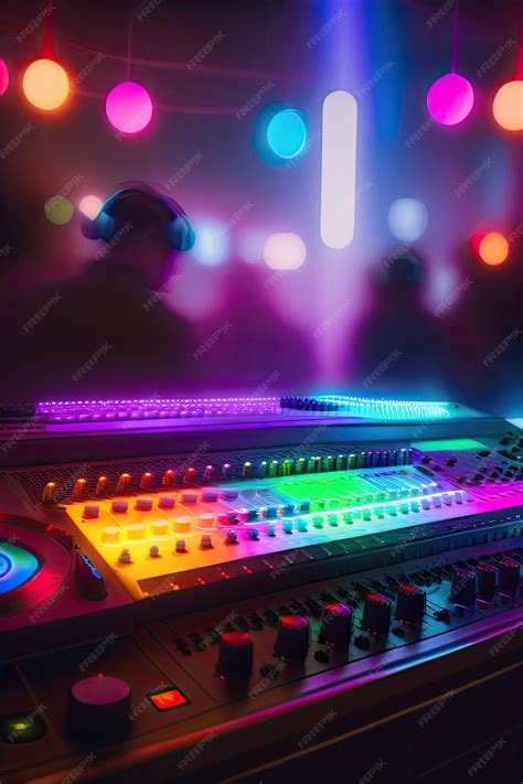 Premium Ai Image Dj Mixing Board Ai Illustration Generated