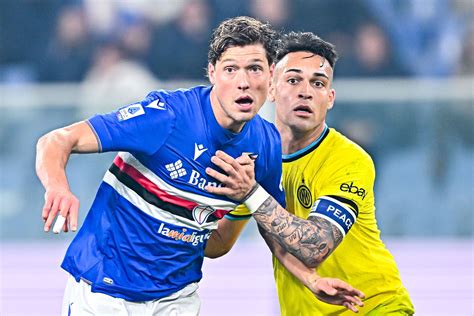 A Serie A Tim Sampdoria Inter La Fotogallery U C Sampdoria