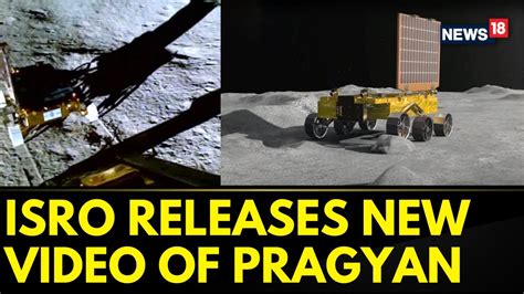 Chandrayaan 3 Isro Releases New Video Of Pragyan Rover Moving On The