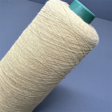 66TEX Para Aramid Fiber Yarn Raw Yellow Ne18 2 For Cut Resistant Gloves