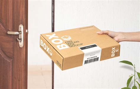 Free Mailing Box Psd Mockup Mockuptree