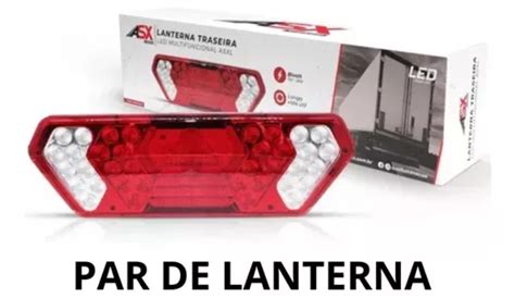 Lanterna Traseira Led Asx Carreta Guerra Bivolt V Frete Gr Tis