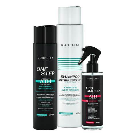 Kit Progressiva One Step Shampoo Antirresíduo Finalizador Spray