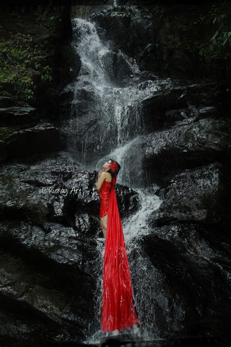 Waterfall Girl By Kieray On Deviantart
