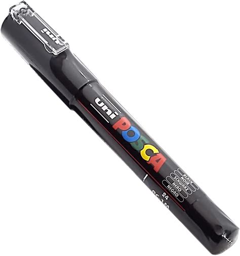 Caneta Artesanato Uni Posca 1m Preto 24 Mundo Do Estudante