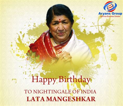 Lata Mangeshkar Birthday | Lata mangeshkar, Birthday wishes, Birthday