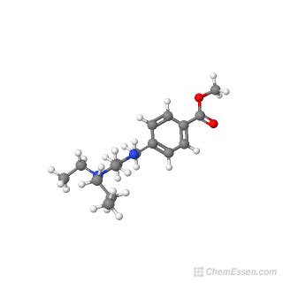 Methyl 4 2 Ethyl Propyl Amino Ethyl Amino Methyl Benzoate Structure