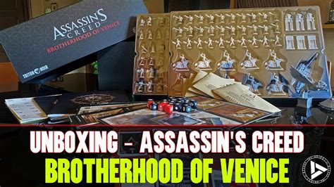 Assassin S Creed Brotherhood Of Venice Board Game [unboxing] Youtube