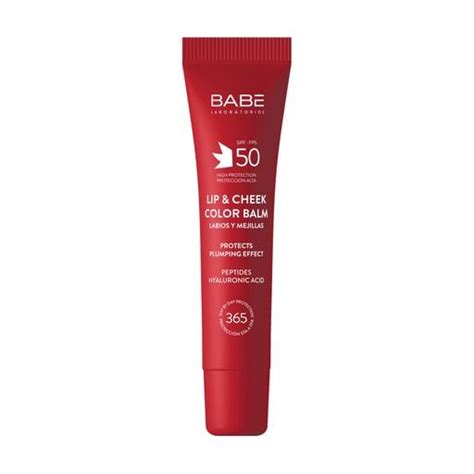 Бальзам тінт для губ та щік BABE Laboratorios Lip Cheek Color Balm SPF мл купити на