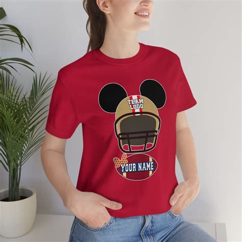 Mickey Football Shirt Disney Football Shirts Matching Sport - Etsy