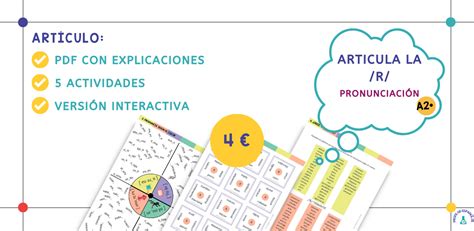 ARTICULA LA R MATERIALES Y JUEGOS PARA TRABAJAR LA PRONUNCIACIÓN