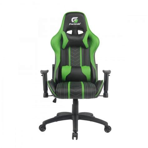 Cadeira Gamer Fortrek Black Hawk Preta Verde Audio Video E Cia Loja