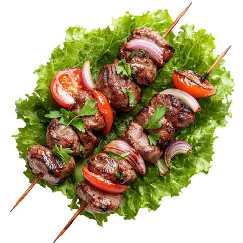 Grilled Meat Skewers AI Generative 49176304 PNG