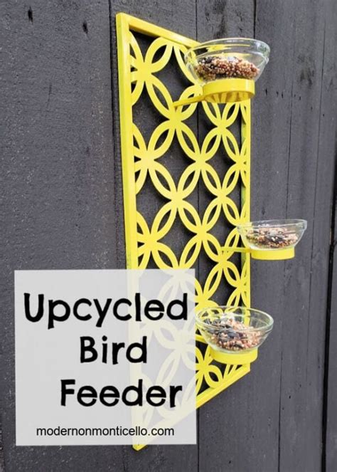 Upcycled Bird Feeder - Modern on Monticello