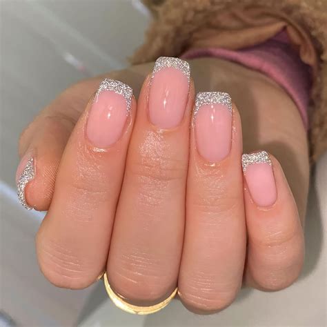 Sparkle French Manicure