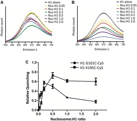 Nucleosome-induced fluorophore quenching is dependent on attachment ...