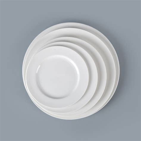 Rental Hotel Restaurant Ceramic Dishware, European Sets Of Dishes,Hotel White Porcelain Dinner ...