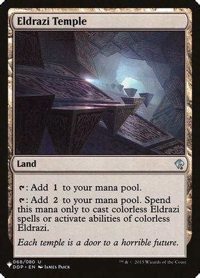 Eldrazi Temple Mystery Booster The List Card Kingdom