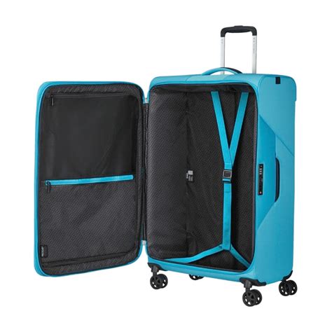 Samsonite Mala De Viagem Trolley Grande 77cm Exp 4R LITEBEAM Azul Oceano