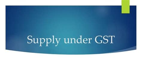 Gst Demand And Recovery Ppt