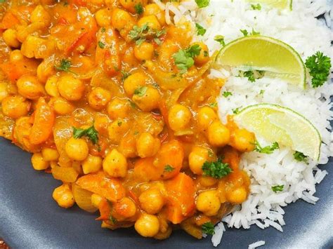 Curry De Pois Chiches Au Lait De Coco Au Thermomix Cookomix