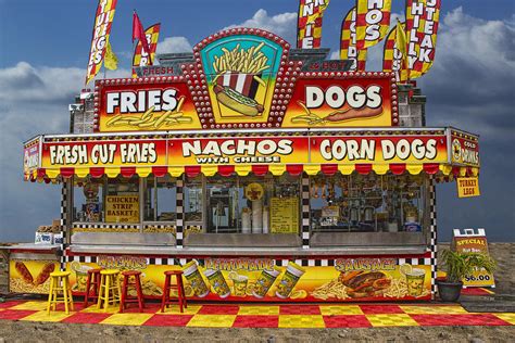 Hot Dog Vendor Stand Photograph by Randall Nyhof