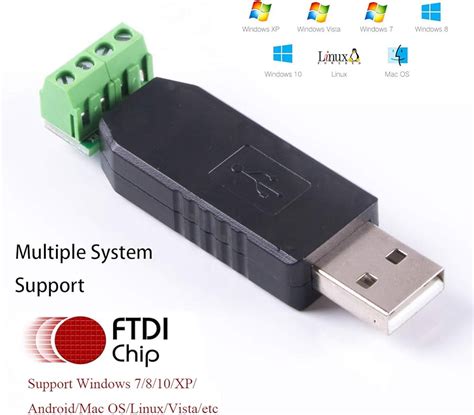 Ftdi Usb Ke Rs Data A B Gnd Pinout Serial Converter Off