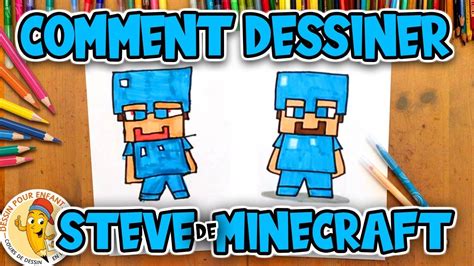 Comment Dessiner Steve De Minecraft étape Par étape Dessin Pour