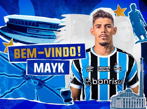 Grêmio firma contrato novo lateral esquerdo Mayk para reforçar equipe