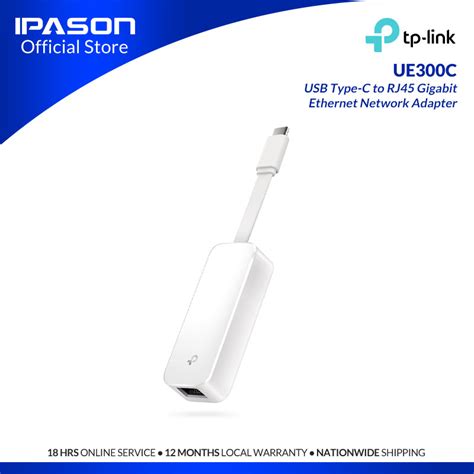 Tp Link Ue300c Usb Type C To Rj45 Gigabit Ethernet Network Adapter Plug And Play In Windows