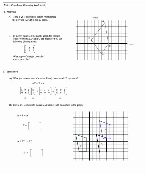 Dilations On A Square Grid Worksheet