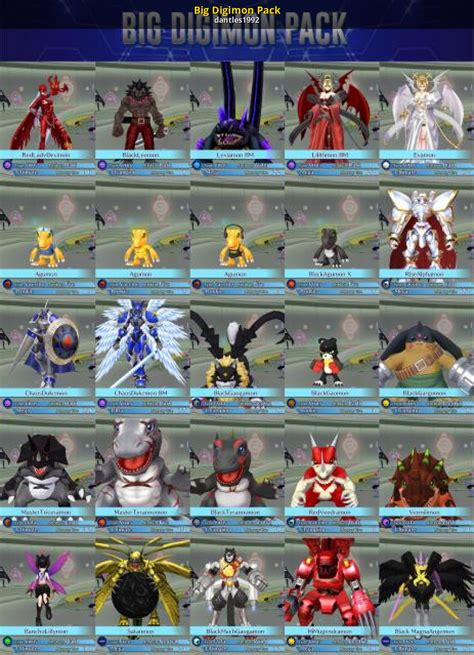 Big Digimon Pack [digimon Story Cyber Sleuth Complete Edition] [mods]