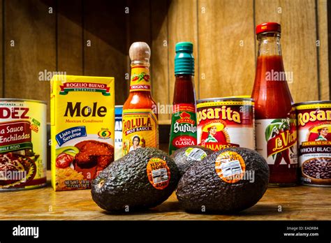 A Variety Of Mexican Foods Available At Most California Grocery Stores