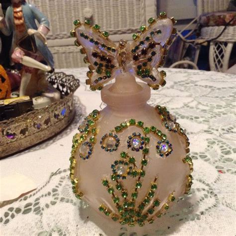 Jeweled Perfume Bottle | Etsy | Jeweled perfume bottle, Perfume bottles ...