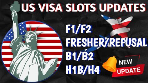 US VISA SLOTS UPDATES SLOT OPENING F 1 B 2 B 1 H 1B H4 YouTube