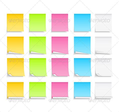 Free 8 Sample Sticky Note Templates In Psd Eps