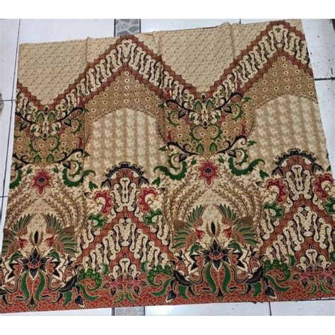 Jual Batik Solo Katun Jk Bledak Motif Parangg Merak Shopee Indonesia